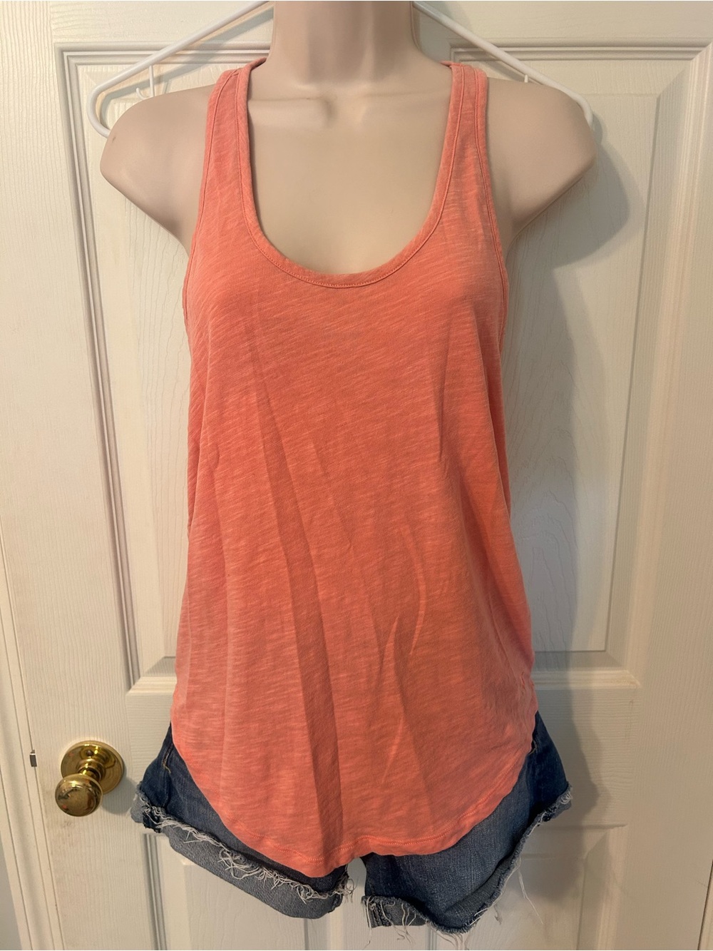 Women’s, PINK Victoria's Secret , Orange Scoop Neck Tank Top, Small